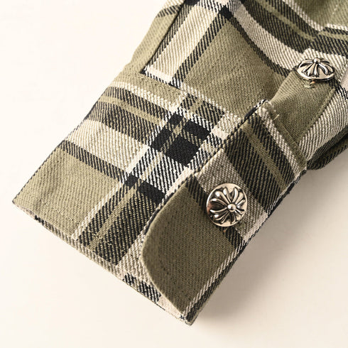 Chrome Hearts Classic Plaid Shirt