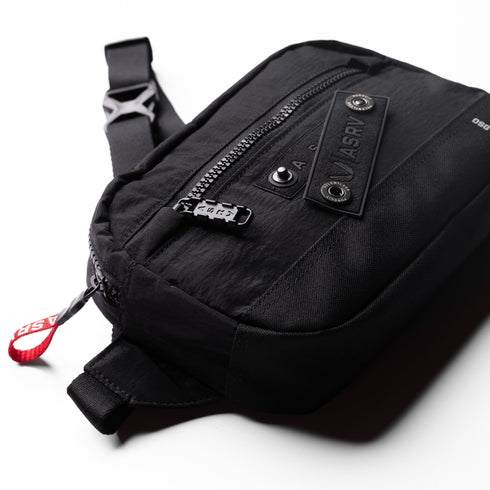 1231. Ripstop Crossbody Bag - Black