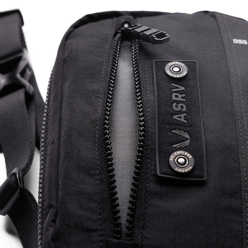 1231. Ripstop Crossbody Bag - Black