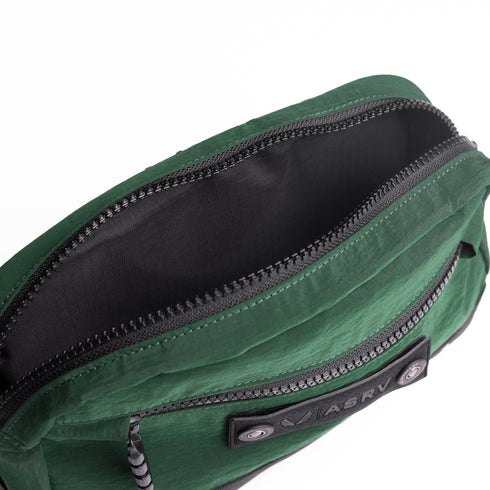 1231. Ripstop Crossbody Bag - Forest Green