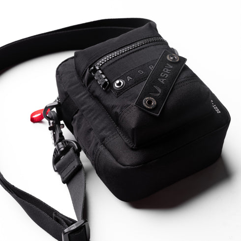 1232. Ripstop Shoulder Bag - Black