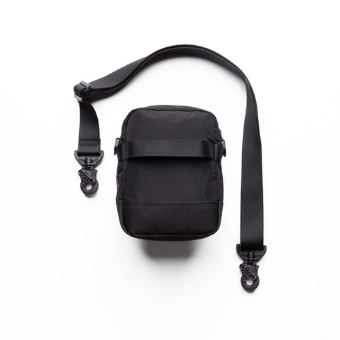1232. Ripstop Shoulder Bag - Black