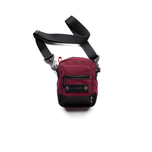 1232. Ripstop Shoulder Bag - Crimson