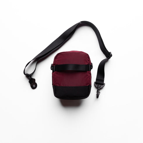 1232. Ripstop Shoulder Bag - Crimson