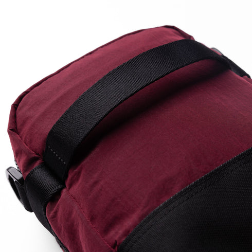 1232. Ripstop Shoulder Bag - Crimson