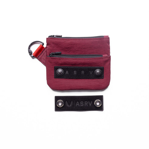 1235. Ripstop Clip Bag - Crimson