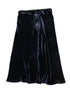 Women's Vince Midi Skirt in Navy Blue Velvet