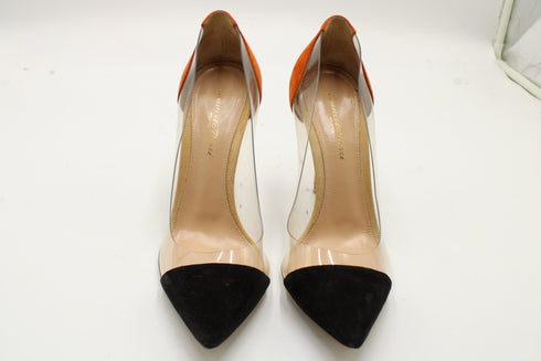 Women's Gianvito Rossi Plexi Heels in Multicolor PVC