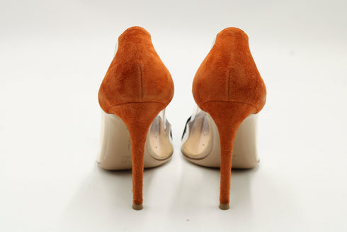 Women's Gianvito Rossi Plexi Heels in Multicolor PVC