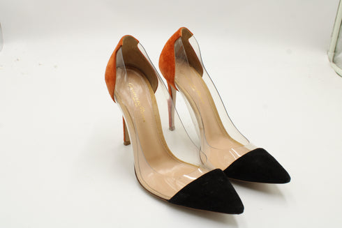 Women's Gianvito Rossi Plexi Heels in Multicolor PVC