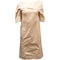 Women's Jil Sander Short Sleeves Midi Dress in Nude Polyester