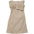 Women's Jil Sander Short Sleeves Midi Dress in Nude Polyester