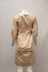 Women's Jil Sander Short Sleeves Midi Dress in Nude Polyester