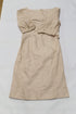 Women's Jil Sander Short Sleeves Midi Dress in Nude Polyester
