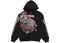 Supreme Grave Digger Zip Up Hooded Sweatshirt Black