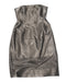 Women's Alexander Wang Strapless Dress with Cutout Details in Black Leather