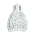 Bathing Ape Hoodie Starry Sky Sweater Black and White Starry Sky Blue Shark Hat Printed Casual Hooded Sweater