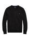 RALPH LAUREN Slim Fit Cotton Jumper Polo Black