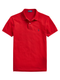 RALPH LAUREN Slim Fit Mesh Polo Shirt Red