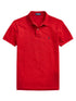 RALPH LAUREN Slim Fit Mesh Polo Shirt Red