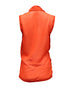 Women's Helmut Lang Surplice Blouse in Orange Silk