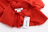 Women's Helmut Lang Surplice Blouse in Orange Silk