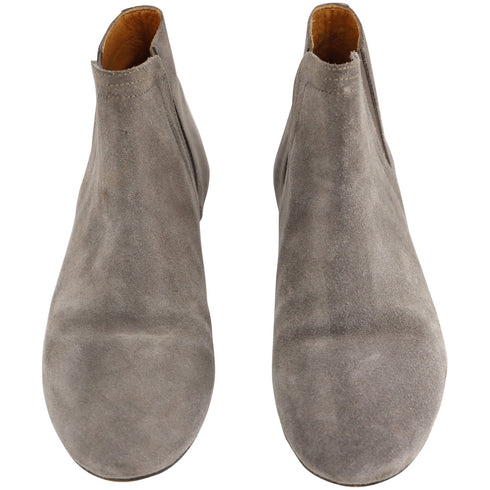 Women's IRO Ankle Booties in Grey Suede