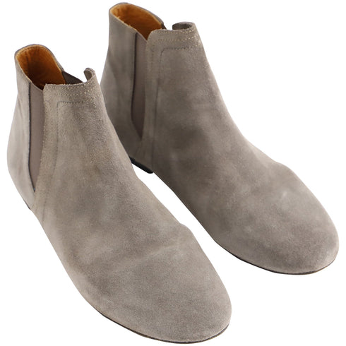 Women's IRO Ankle Booties in Grey Suede