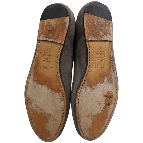 Women's IRO Ankle Booties in Grey Suede