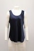 Women's Vince Tank Top in Navy Blue Silk