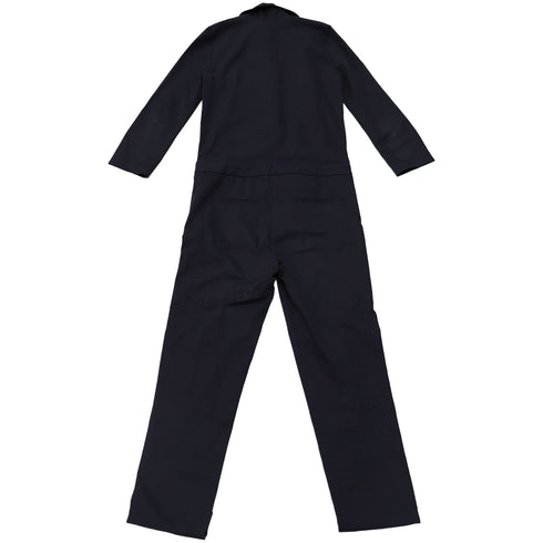 Women's ba&sh Serri Jumpsuit in Navy Blue Cotton