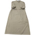 Women's Joseph Barker Pinstripe Midi Shirt Dress in Beige Cotton