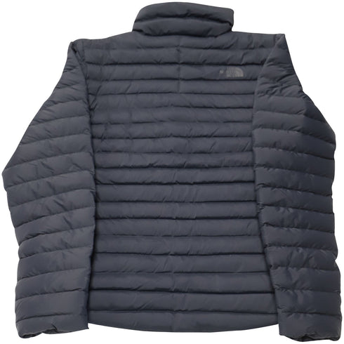 Men's The North Face Stretch Goose-Down Quilted Water Repellant Jacket in Black Nylon