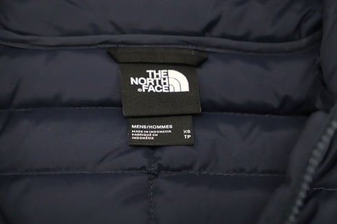 Men's The North Face Stretch Goose-Down Quilted Water Repellant Jacket in Black Nylon