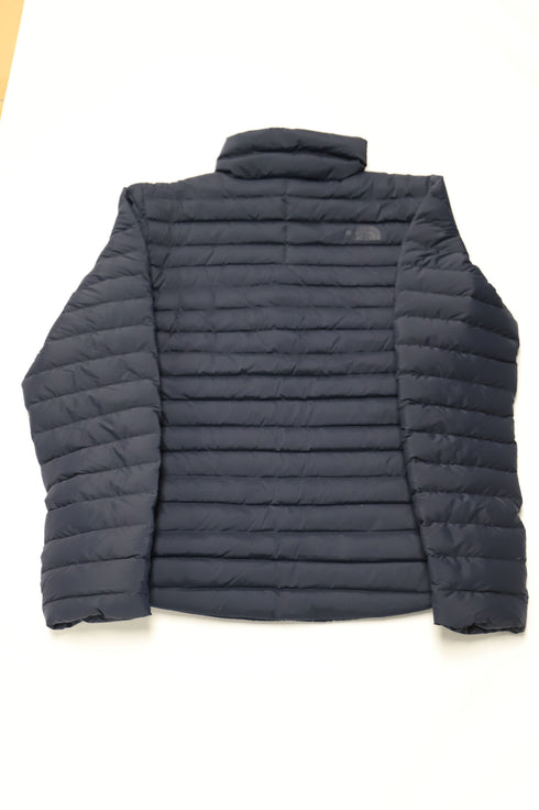 Men's The North Face Stretch Goose-Down Quilted Water Repellant Jacket in Black Nylon