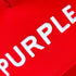 Purple Hat Mesh Stitching Embroidery PB003#
