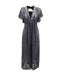 Women's Zimmermann Harlequin Broderie-Anglaise V-neck Jumpsuit in Black Cotton