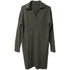 Women's Joseph Oversized Knit Dress in Dark Green Wool