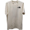 Men's The North Face Graphic Back Print T-Shirt in Beige Cotton