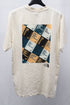 Men's The North Face Graphic Back Print T-Shirt in Beige Cotton
