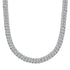 Iced Out 10mm Silver Cuban Chain