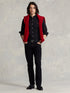 RALPH LAUREN Slim Fit Garment-Dyed Oxford Shirt Polo Black