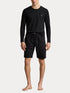 RALPH LAUREN Cotton Jersey Sleep Shirt Black