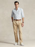 RALPH LAUREN Slim Fit Striped Oxford Shirt Blue/White