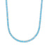 Blue Diamonds Tennis Chain (Silver) - 4mm