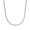 Micro Clustered Tennis Chain (Silver) - 5mm