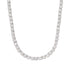 Micro Clustered Tennis Chain (Silver) - 5mm
