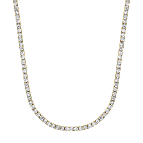 18K Gold 3mm Tennis Chain