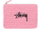 Stussy Woven Zip Pouch Light Pink