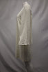 Women's Helmut Lang Long Sleeve Shift Dress in Ivory Viscose